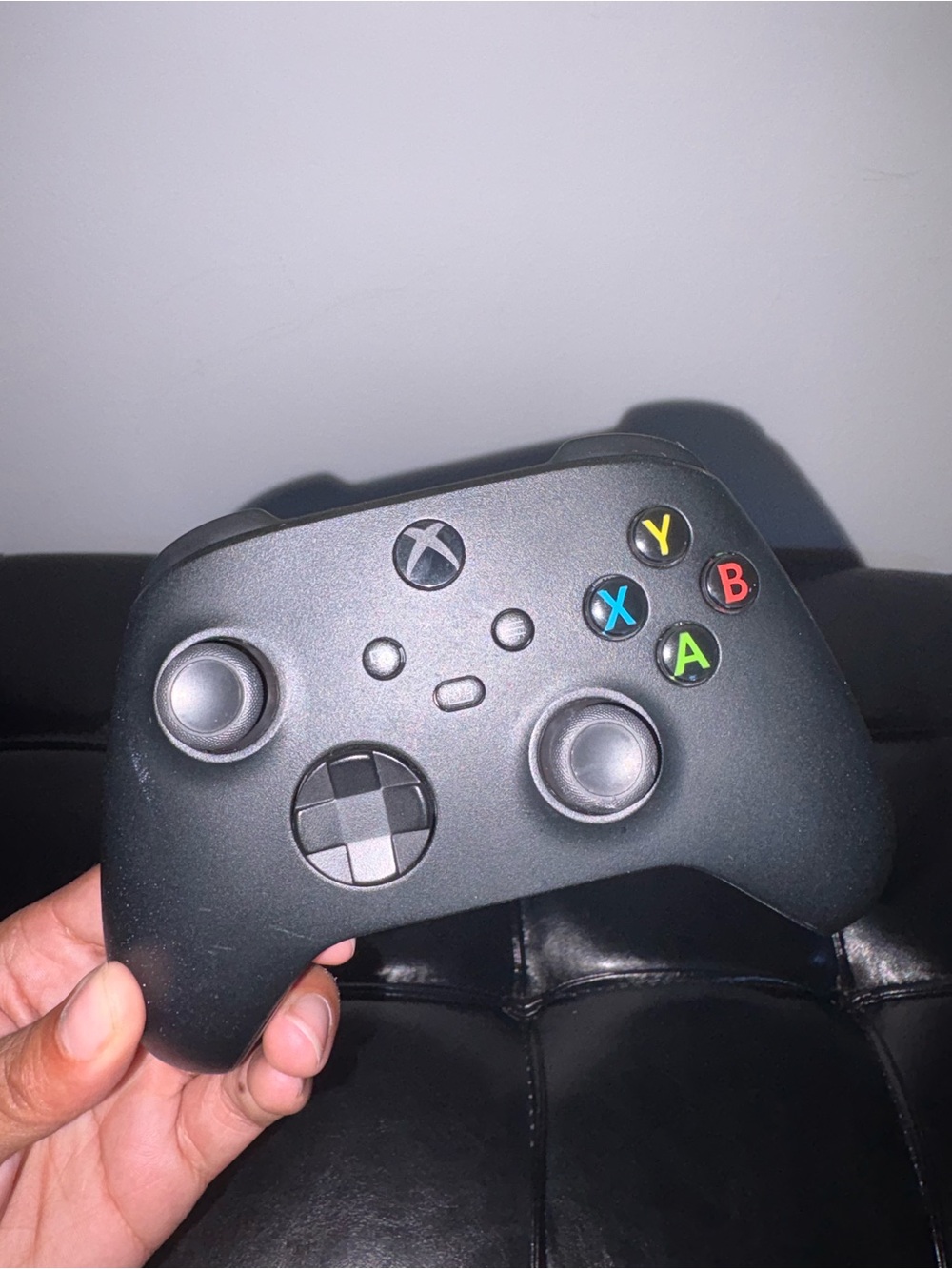 Xbox Wireless Controller in Black with Colored A/B/X/Y Buttons
